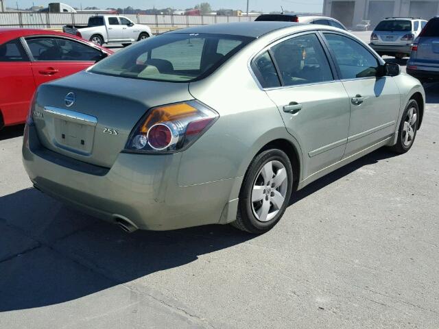 1N4AL21E38N560102 - 2008 NISSAN ALTIMA GREEN photo 4