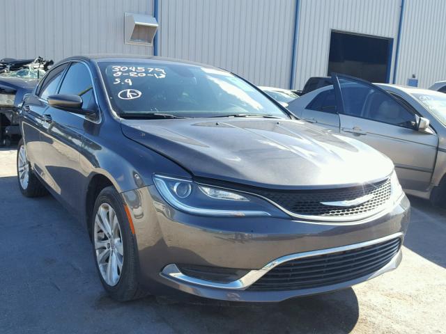 1C3CCCAB3GN113481 - 2016 CHRYSLER 200 LIMITE SILVER photo 1