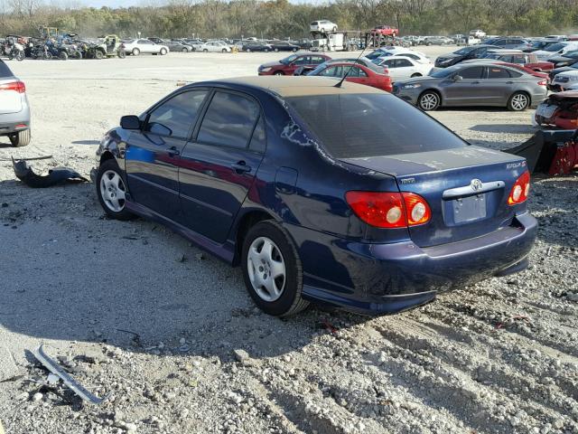 1NXBR32E26Z645917 - 2006 TOYOTA COROLLA CE BLUE photo 3