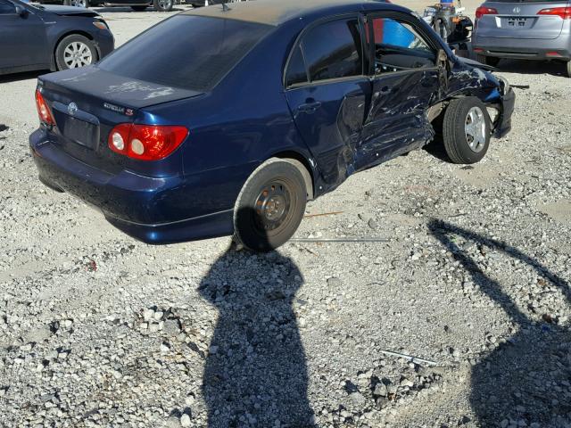 1NXBR32E26Z645917 - 2006 TOYOTA COROLLA CE BLUE photo 4