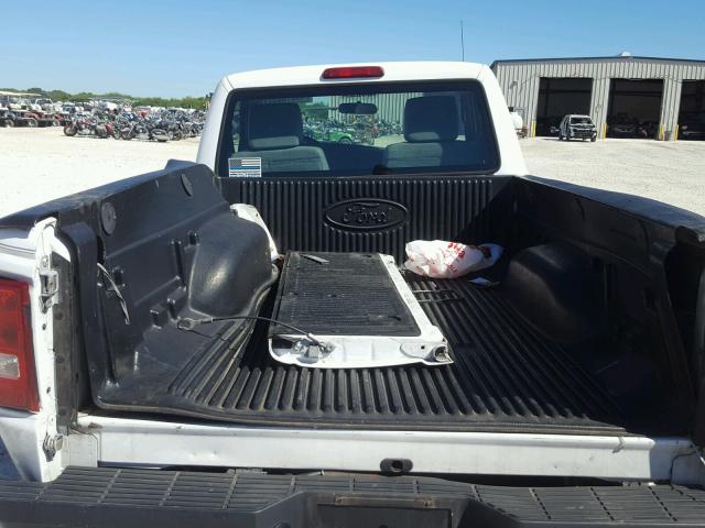 1FTKR1AD3BPB01792 - 2011 FORD RANGER WHITE photo 6