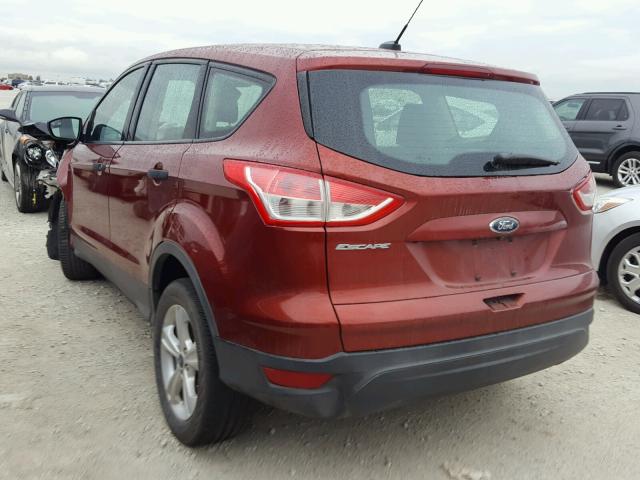 1FMCU0F70FUB73312 - 2015 FORD ESCAPE S RED photo 3