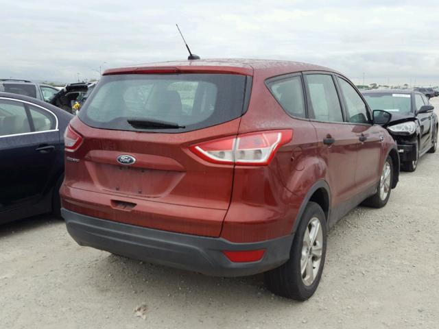 1FMCU0F70FUB73312 - 2015 FORD ESCAPE S RED photo 4