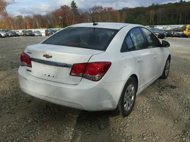 1G1PA5SG0E7460432 - 2014 CHEVROLET CRUZE LS WHITE photo 4