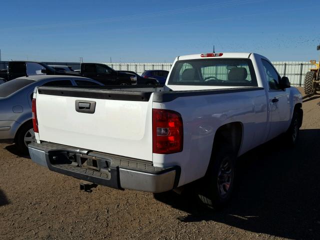 1GCEK14CX7Z647991 - 2007 CHEVROLET SILVERADO WHITE photo 4