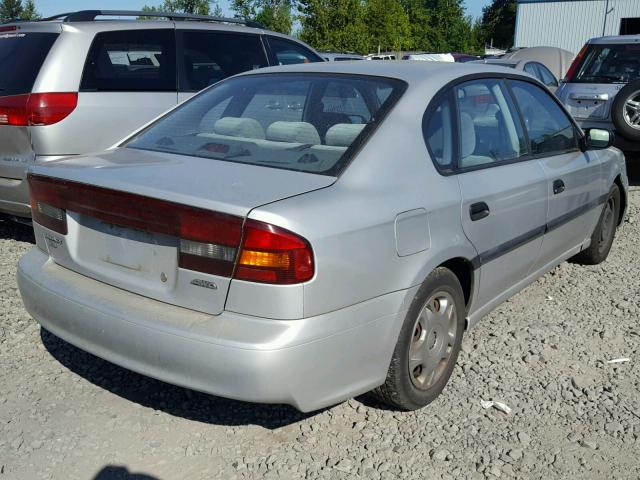 4S3BE635927202396 - 2002 SUBARU LEGACY L SILVER photo 4