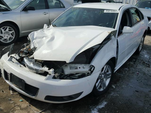 2G1WB5EK8B1323109 - 2011 CHEVROLET IMPALA LT WHITE photo 2