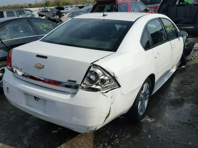 2G1WB5EK8B1323109 - 2011 CHEVROLET IMPALA LT WHITE photo 4