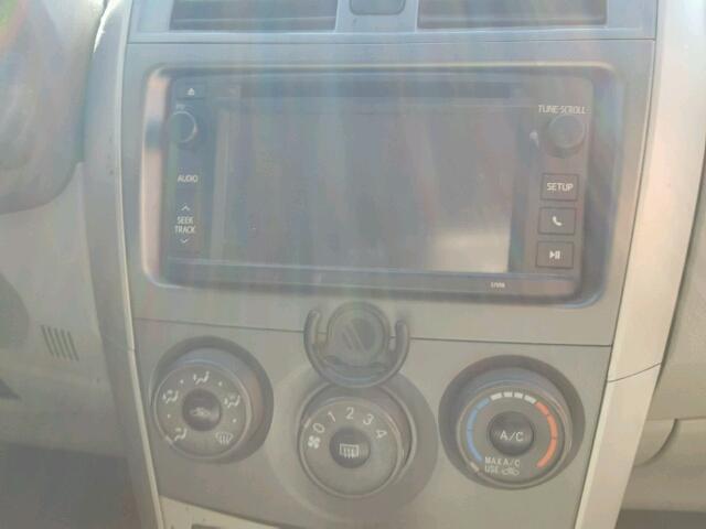 5YFBU4EE2DP076341 - 2013 TOYOTA COROLLA BA BLACK photo 9