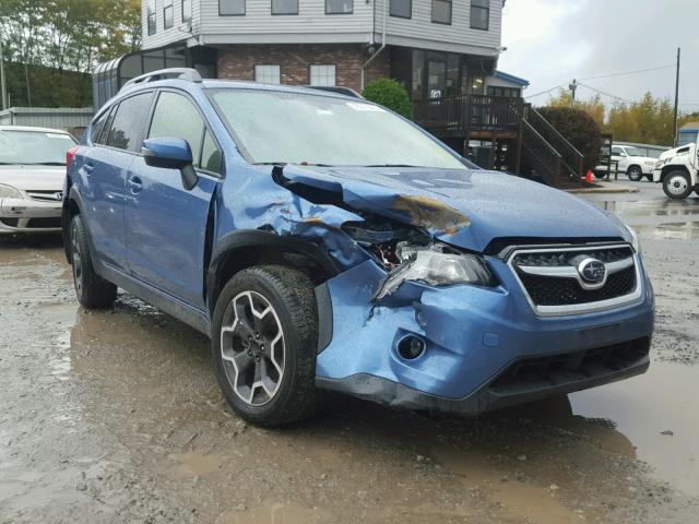 JF2GPASC1F8223750 - 2015 SUBARU XV CROSSTR BLUE photo 1