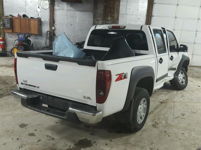 1GCDS13E478143070 - 2007 CHEVROLET COLORADO WHITE photo 4