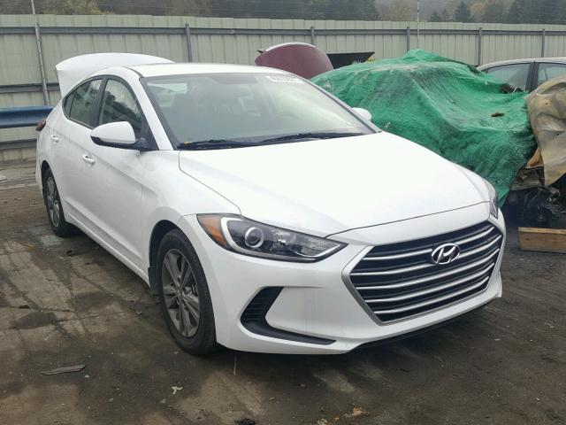 5NPD84LF3HH211631 - 2017 HYUNDAI ELANTRA SE WHITE photo 1