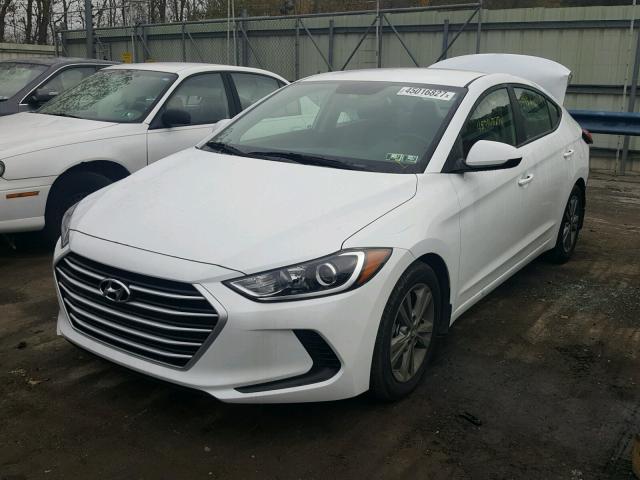 5NPD84LF3HH211631 - 2017 HYUNDAI ELANTRA SE WHITE photo 2