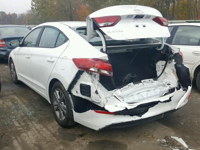 5NPD84LF3HH211631 - 2017 HYUNDAI ELANTRA SE WHITE photo 3