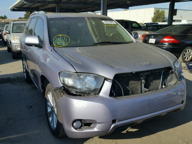 JTEEW44A582001901 - 2008 TOYOTA HIGHLANDER PURPLE photo 1