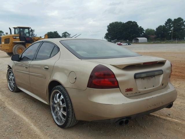 2G2WP522541197831 - 2004 PONTIAC GRAND PRIX Золотий фото 3