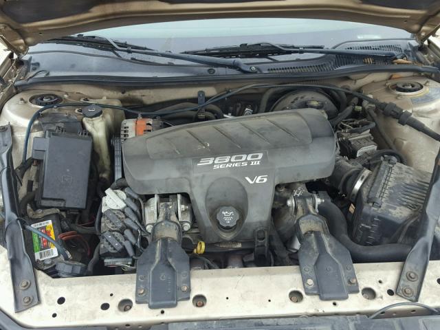 2G2WP522541197831 - 2004 PONTIAC GRAND PRIX Золотий фото 7