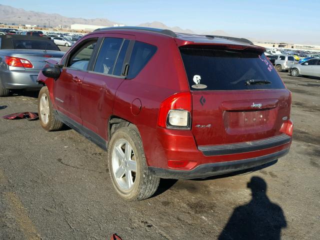 1J4NF1FB6BD202236 - 2011 JEEP COMPASS SP RED photo 3