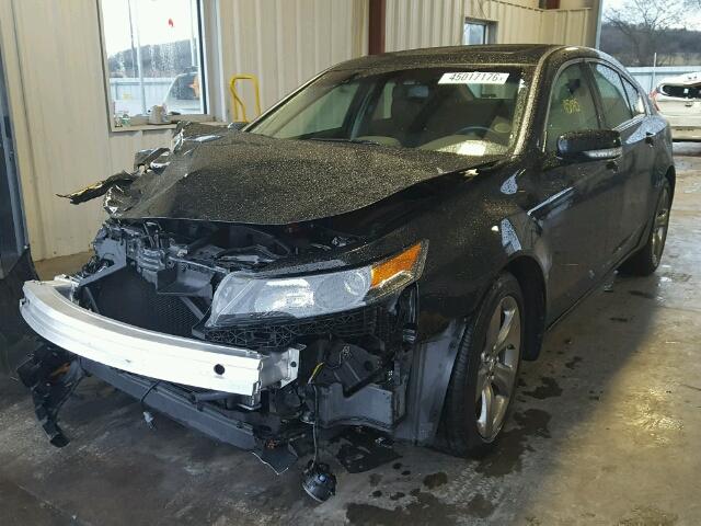 19UUA8F70CA011162 - 2012 ACURA TL BLACK photo 2