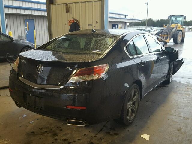 19UUA8F70CA011162 - 2012 ACURA TL BLACK photo 4