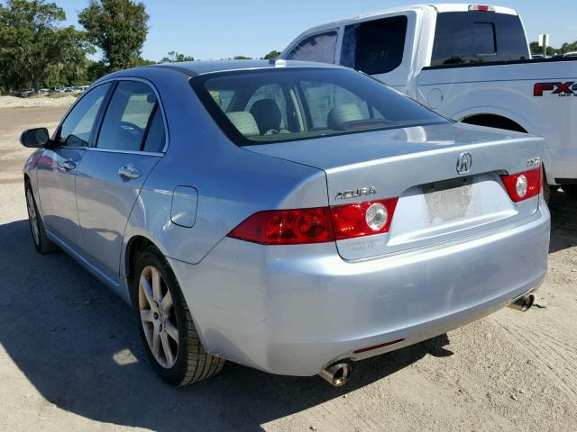 JH4CL968X5C029483 - 2005 ACURA TSX BLUE photo 3