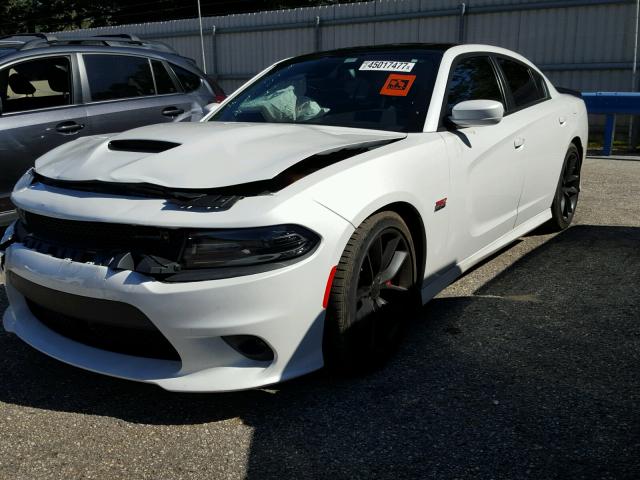 2C3CDXGJ1FH877159 - 2015 DODGE CHARGER R/ WHITE photo 2