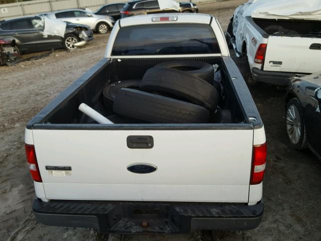 1FTRF12215NB55547 - 2005 FORD F150 WHITE photo 6