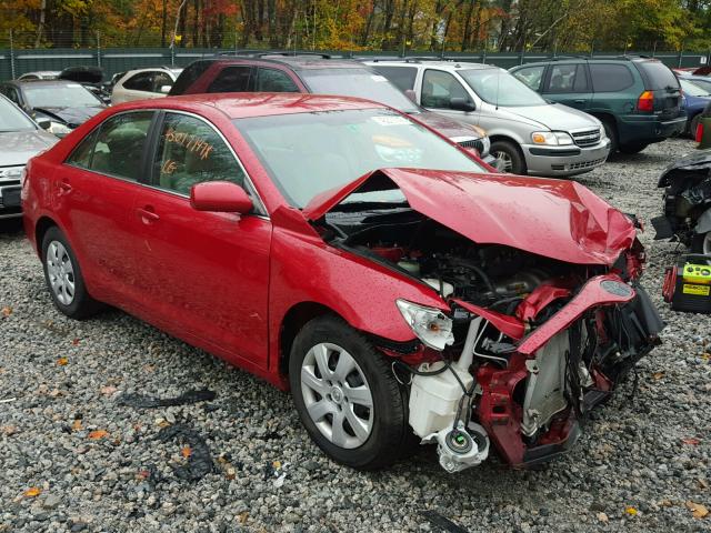 4T4BF3EKXAR077215 - 2010 TOYOTA CAMRY RED photo 1