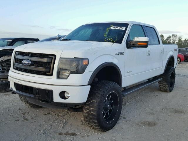 1FTFW1ET8EKF20444 - 2014 FORD F150 WHITE photo 2