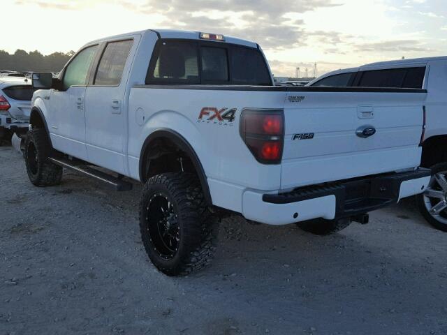 1FTFW1ET8EKF20444 - 2014 FORD F150 WHITE photo 3