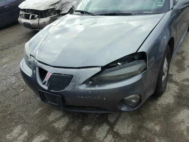 2G2WS522541269965 - 2004 PONTIAC GRAND PRIX GRAY photo 9