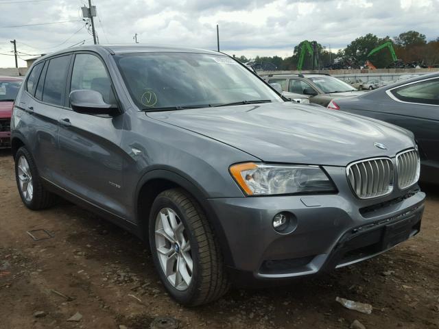 5UXWX7C59EL984758 - 2014 BMW X3 XDRIVE3 GRAY photo 1