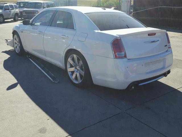 2C3CCAFJXCH801517 - 2012 CHRYSLER 300 SRT-8 WHITE photo 3