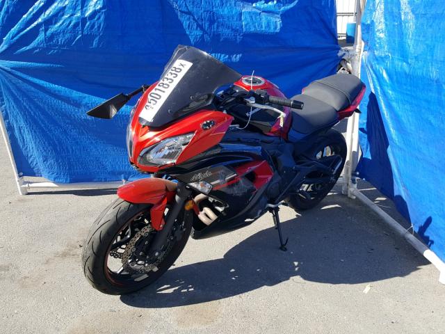 JKAEXEE13GDA21232 - 2016 KAWASAKI EX650 E RED photo 2