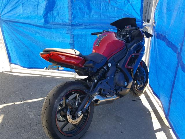 JKAEXEE13GDA21232 - 2016 KAWASAKI EX650 E RED photo 4