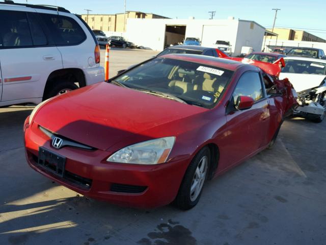 1HGCM72673A030284 - 2003 HONDA ACCORD EX RED photo 2