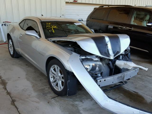 2G1FA1E35D9242397 - 2013 CHEVROLET CAMARO LS SILVER photo 1