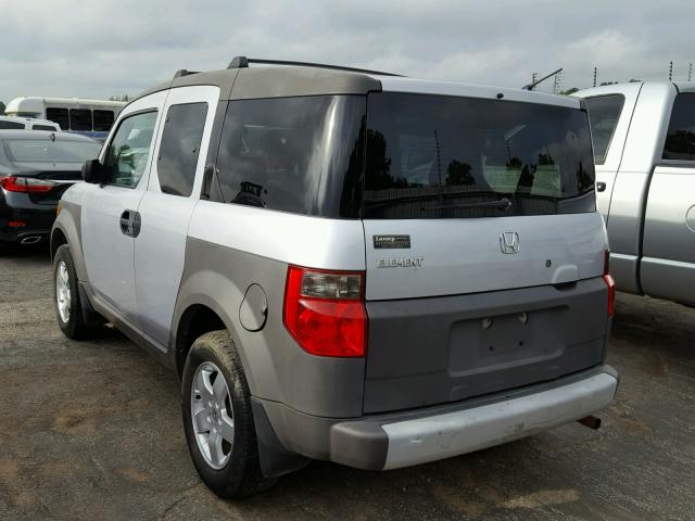 5J6YH17553L003878 - 2003 HONDA ELEMENT EX SILVER photo 3