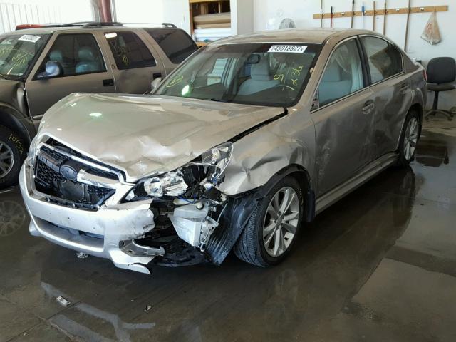 4S3BMCC65E3021236 - 2014 SUBARU LEGACY 2.5 GRAY photo 2