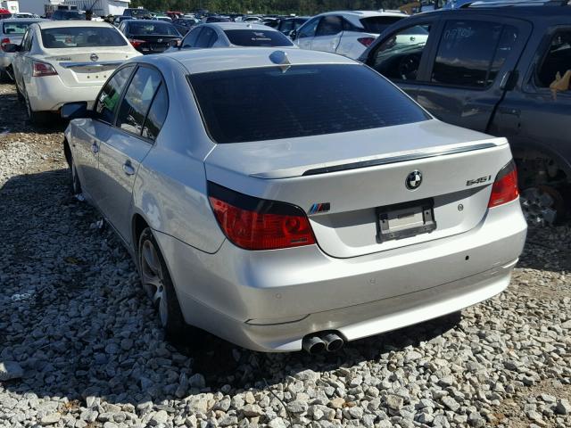WBANB335X5CN65660 - 2005 BMW 545 I SILVER photo 3
