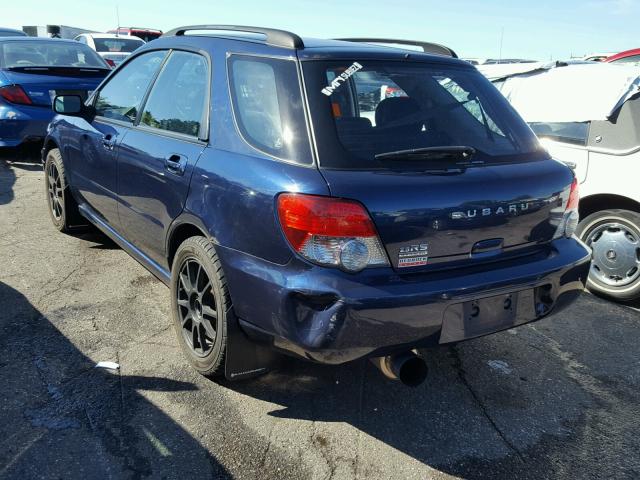 JF1GG67555H805814 - 2005 SUBARU IMPREZA RS BLUE photo 3