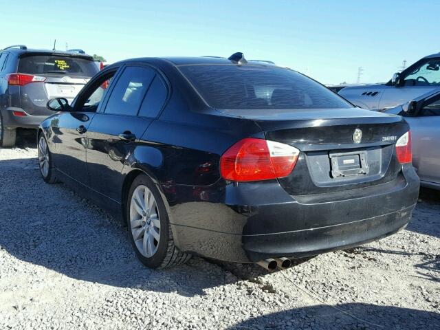 WBAVA37557NE27869 - 2007 BMW 328 I BLACK photo 3