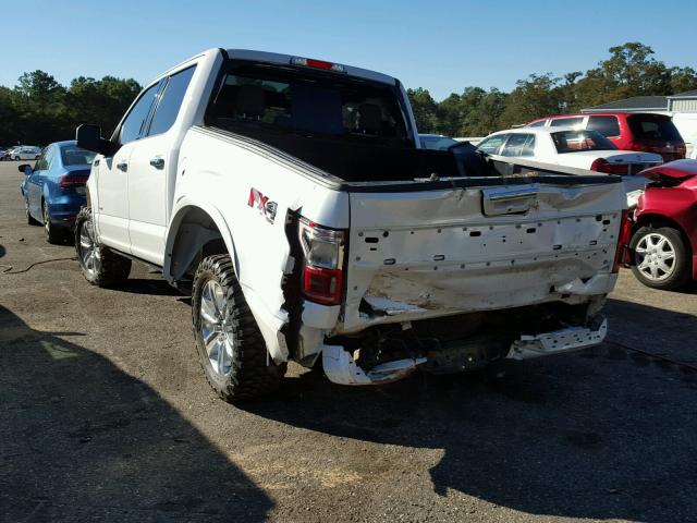 1FTEW1EG8FFA76409 - 2015 FORD F150 SUPER WHITE photo 3