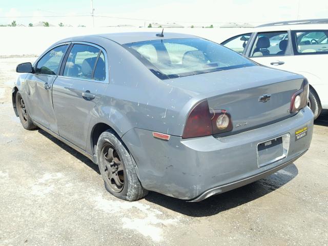 1G1ZG57B584281510 - 2008 CHEVROLET MALIBU LS GRAY photo 3