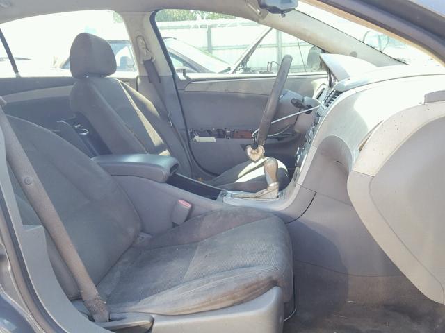 1G1ZG57B584281510 - 2008 CHEVROLET MALIBU LS GRAY photo 5