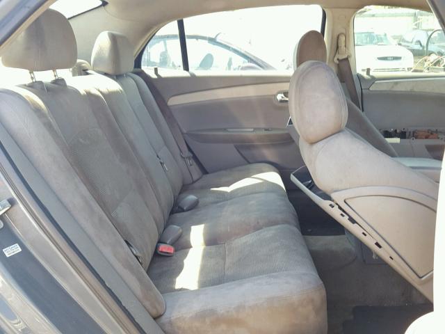1G1ZG57B584281510 - 2008 CHEVROLET MALIBU LS GRAY photo 6