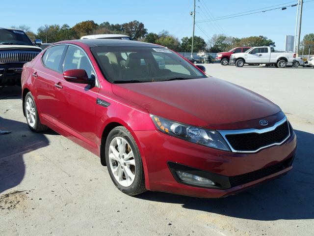 5XXGN4A71CG012941 - 2012 KIA OPTIMA BURGUNDY photo 1