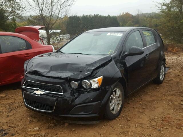 1G1JC6SH1C4167698 - 2012 CHEVROLET SONIC LT BLACK photo 2