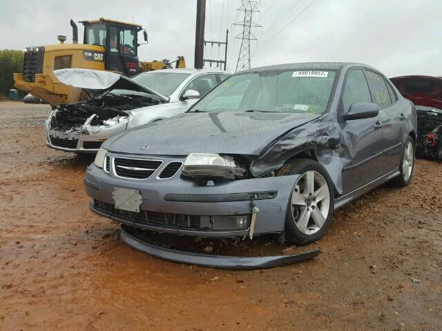 YS3FH41U271130192 - 2007 SAAB 9-3 AERO SILVER photo 2