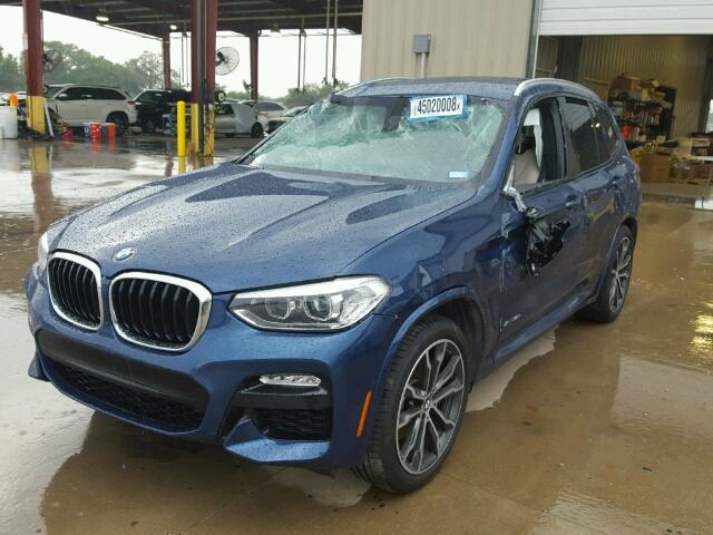 5UXTR9C52JLC77796 - 2018 BMW X3 XDRIVEM BLUE photo 2